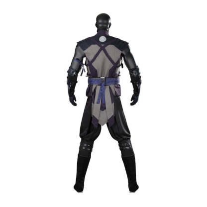 Mortal Kombat 1 Smoke Cosplay Costume Full Set with Mask for Halloween & Parties-Astricos