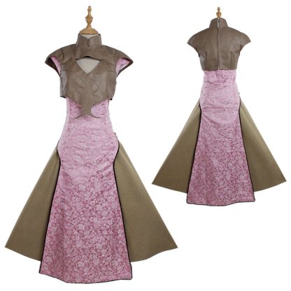 Daenerys Targaryen Cosplay Costume for Women - Authentic Halloween Party Dress-Astricos