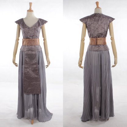 Daenerys Targaryen Gown - Medieval Queen Dress | Vintage Floor-Length Cosplay Costume for Women | Astricos-Astricos
