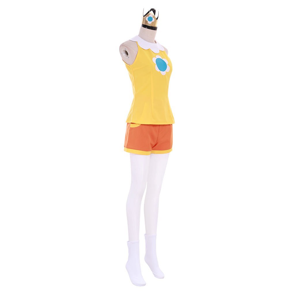 Princess Daisy Yellow Tennis Cosplay Costume | Astricos Official-Astricos