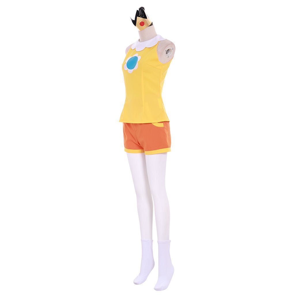 Princess Daisy Yellow Tennis Cosplay Costume | Astricos Official-Astricos