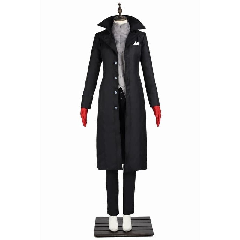 Dancing Star Night Akira Kurusu Joker Cosplay Costume | Anime Protagonist Outfit - Astricos
