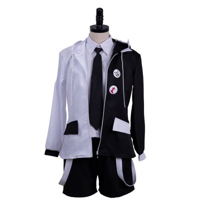 Danganronpa Monokuma Cosplay Costume Full Set - Premium Black & White Bear Outfit for Conventions-Astricos