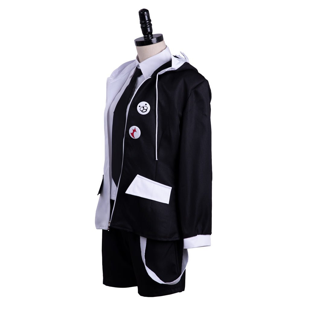 Danganronpa Monokuma Cosplay Costume Full Set - Premium Black & White Bear Outfit for Conventions-Astricos