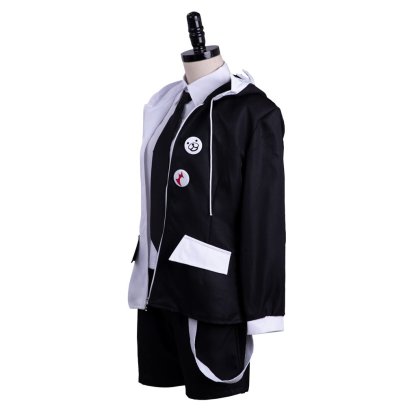 Danganronpa Monokuma Cosplay Costume Full Set - Premium Black & White Bear Outfit for Conventions-Astricos