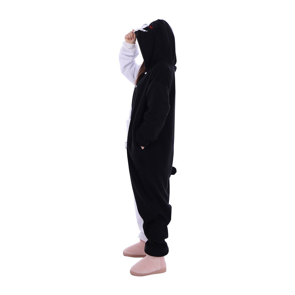 Danganronpa Monokuma Kigurumi Onesie – Ultimate Anime Cosplay Costume for Comfort-Astricos