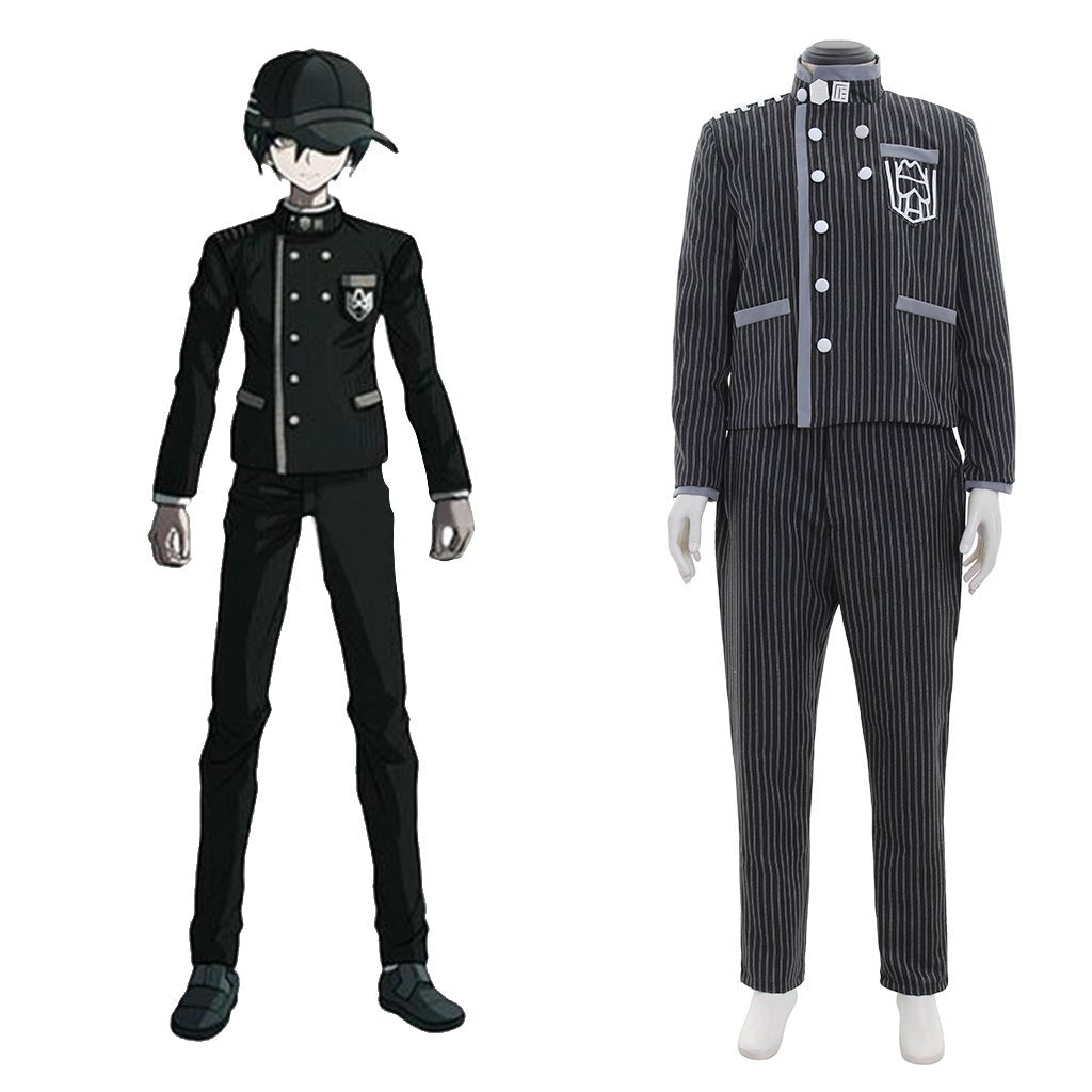 Authentic Shuichi Saihara Cosplay Costume - Danganronpa Detective Uniform-Astricos