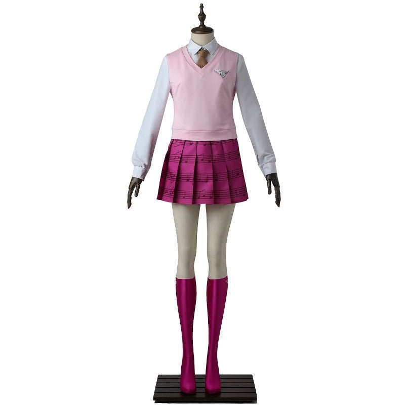 Danganronpa V3 Kaede Akamatsu Cosplay Costume - Ultimate Pianist Outfit for Halloween & Comic-Con-Astricos