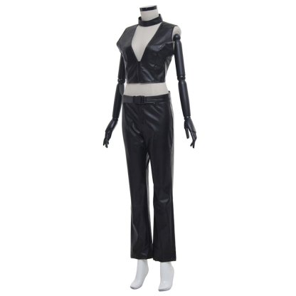 Premium Elektra Black Combat Suit Cosplay Costume - Daredevil Inspired Outfit-Astricos
