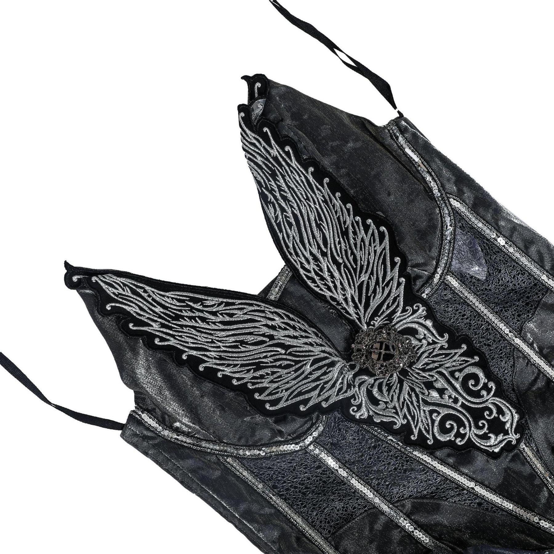 Dark Angel Halloween Costume | Gothic Cosplay for Ghost Festival & Stage Performance-Astricos