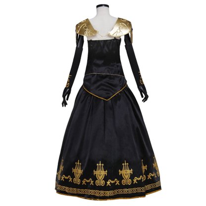 Dark Princess Twilight Warrior Cosplay Black Dress | Astricos Game Costume-Astricos