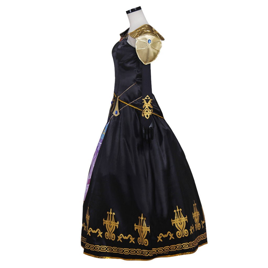 Dark Princess Twilight Warrior Cosplay Black Dress | Astricos Game Costume-Astricos