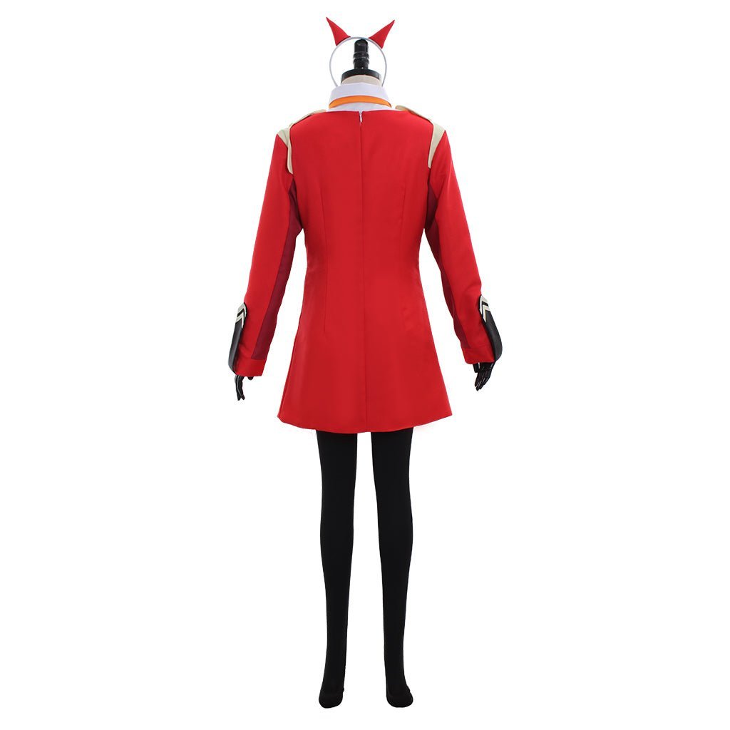 Zero Two Code:002 Red Uniform Dress Cosplay Costume - DARLING in the FRANXX-Astricos