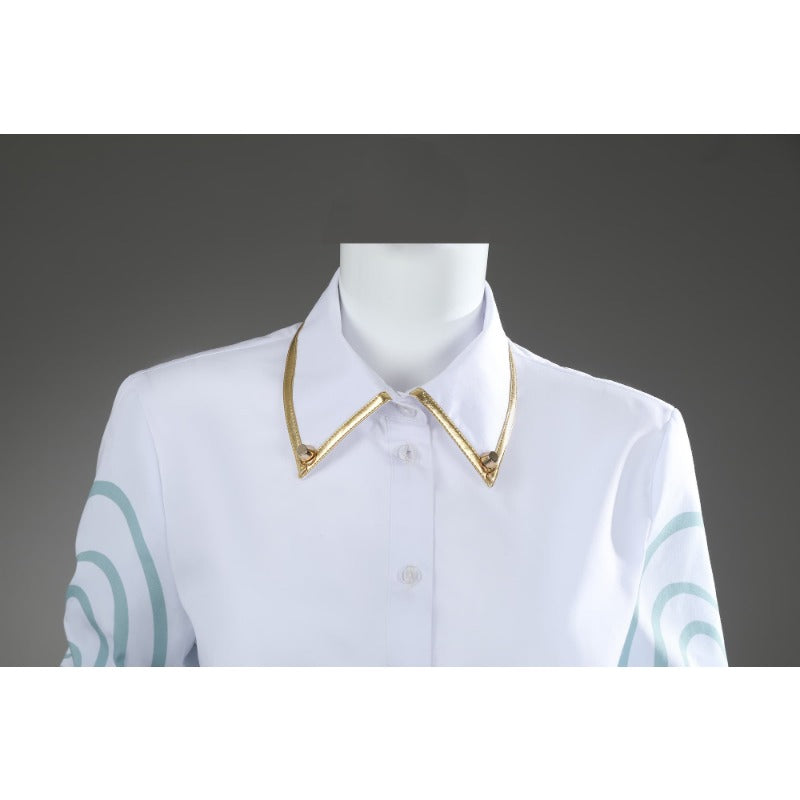 Valorant Women’s Cosplay Costume - Uniform Shirt, Vest & Skirt Set for Halloween & Parties-Astricos