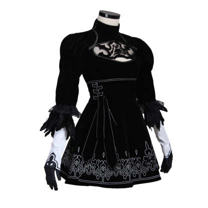 Nier Automata Yorha 2B Sexy Cosplay Costume | Premium Game Cosplay Outfit-Astricos