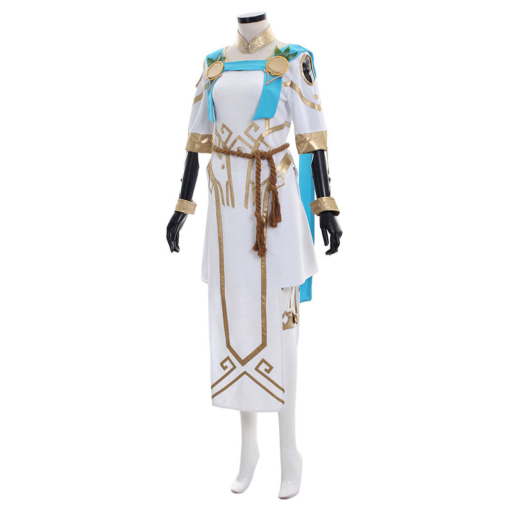 Overwatch Mercy Victory Cosplay Costume - Angela Ziegler Summer Games Skin Outfit Full Set | Astricos-Astricos