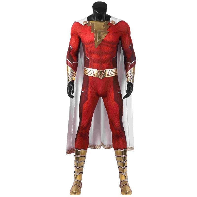 DC Shazam Complete Cosplay Costume Outfit for Adults Halloween Party - Astricos