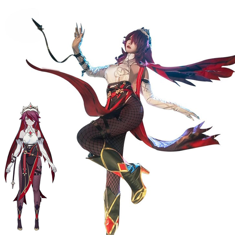 Rosaria Cosplay Costume - Genshin Impact Sexy Women Dress for Halloween & Carnival-Astricos