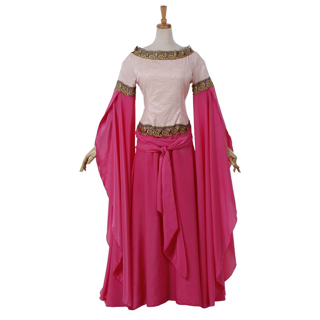 Exquisite Women's Medieval Victorian Gothic Ball Gown Dress for Cosplay & Events-Astricos