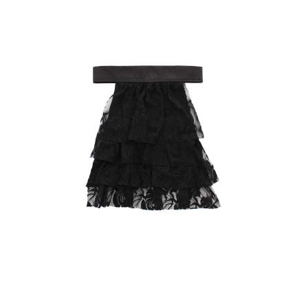 Victorian Black Lace Detachable Collar - Elegant Cosplay & Gothic Accessory-Astricos