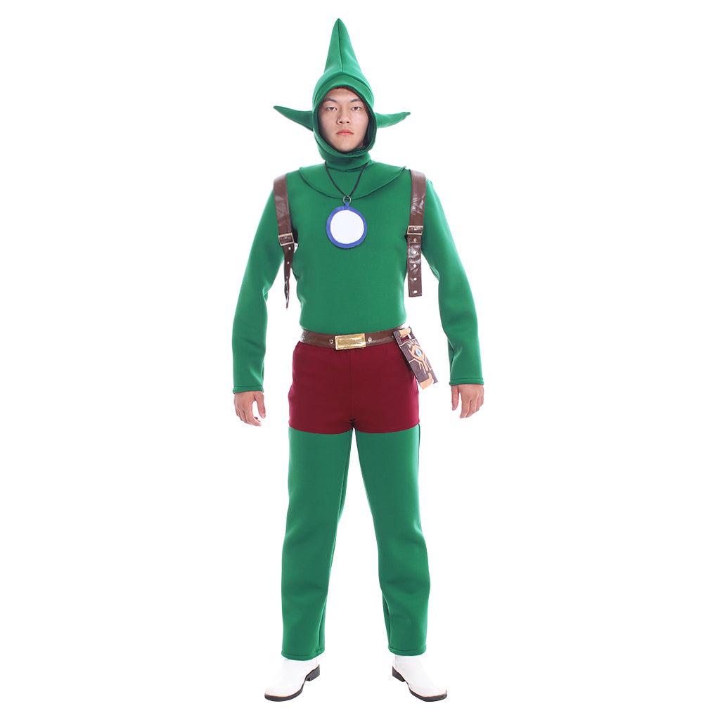 Princess Zelda Link Cosplay Costume – Green Fairy Adventure Outfit for Fans | Astricos-Astricos