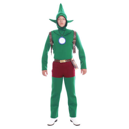 Princess Zelda Link Cosplay Costume – Green Fairy Adventure Outfit for Fans | Astricos-Astricos