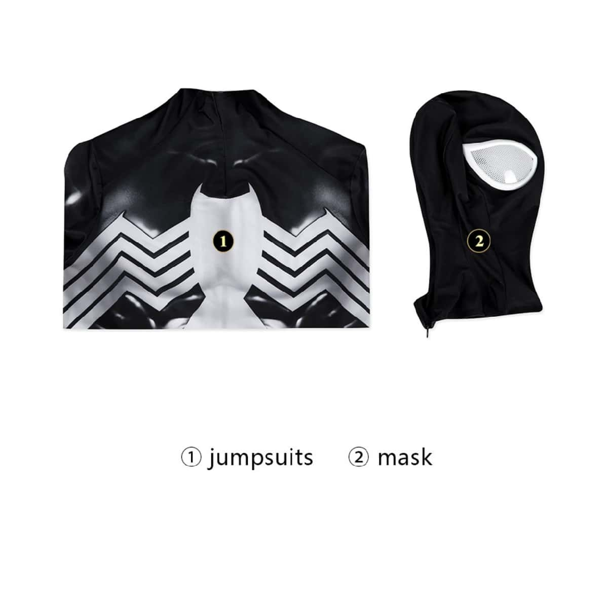 Marvel Spider-Man 2 Peter Parker Black Symbiote Cosplay Costume Custom for Halloween