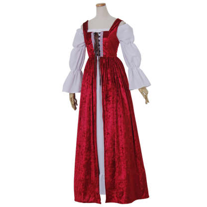 Vintage Medieval Halloween Cosplay Costume - Gothic Marie Antoinette Dress for Witch & Vampire Themes-Astricos