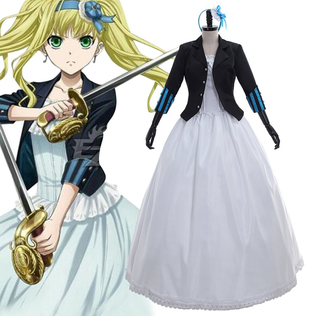 Deluxe Black Butler Elizabeth Midford Luxury Cruise Arc Cosplay Costume | Astricos-Astricos