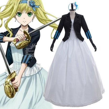 Deluxe Black Butler Elizabeth Midford Luxury Cruise Arc Cosplay Costume | Astricos-Astricos