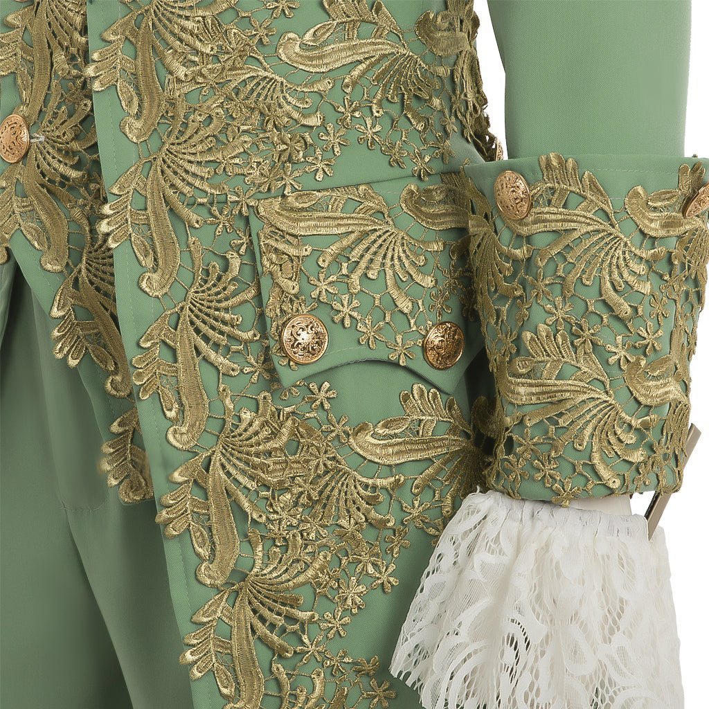 Deluxe Men’s Victorian Prince King Costume - Regal Cosplay Suit for Theater & Medieval Events | Astricos-Astricos