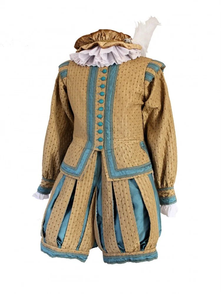 Deluxe Tudor Prince Costume - Authentic Medieval Renaissance King Outfit | Astricos-Astricos