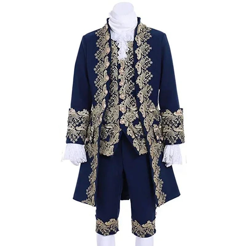 Deluxe Victorian King Prince Costume for Men – Royal Theater Cosplay Suit | Astricos-Astricos