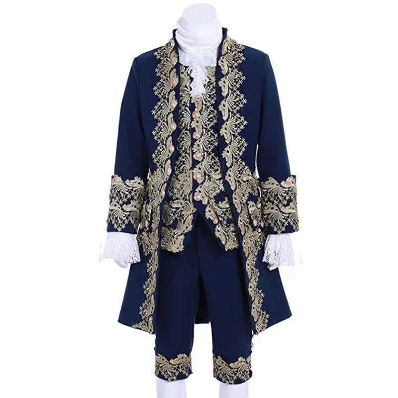 Deluxe Victorian King Prince Costume for Men – Royal Theater Cosplay Suit | Astricos-Astricos