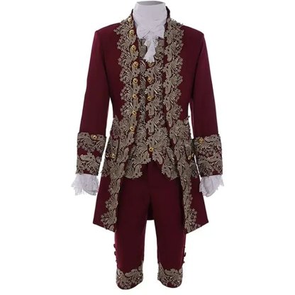 Deluxe Victorian King Prince Costume for Men – Royal Theater Cosplay Suit | Astricos-Astricos