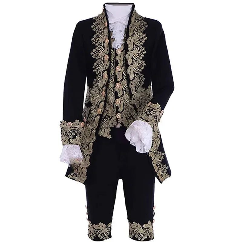 Deluxe Victorian King Prince Costume for Men – Royal Theater Cosplay Suit | Astricos-Astricos