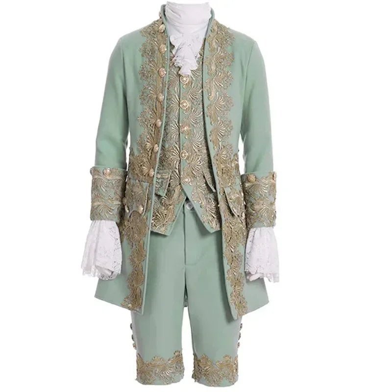 Deluxe Victorian King Prince Costume for Men – Royal Theater Cosplay Suit | Astricos-Astricos