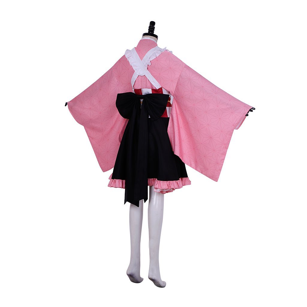Demon Slayer Kamado Nezuko Maid Cosplay Costume - Anime-Inspired Fancy Dress-Astricos