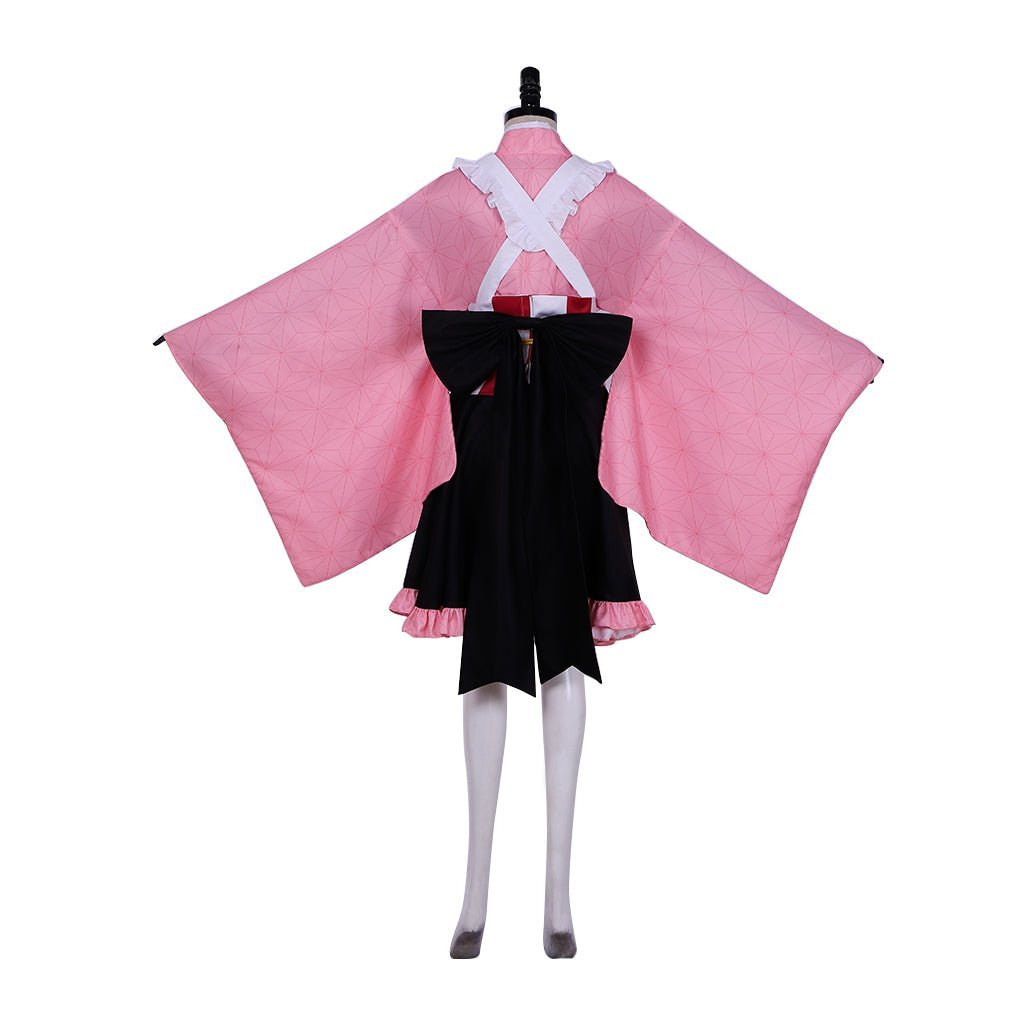 Demon Slayer Kamado Nezuko Maid Cosplay Costume - Anime-Inspired Fancy Dress-Astricos