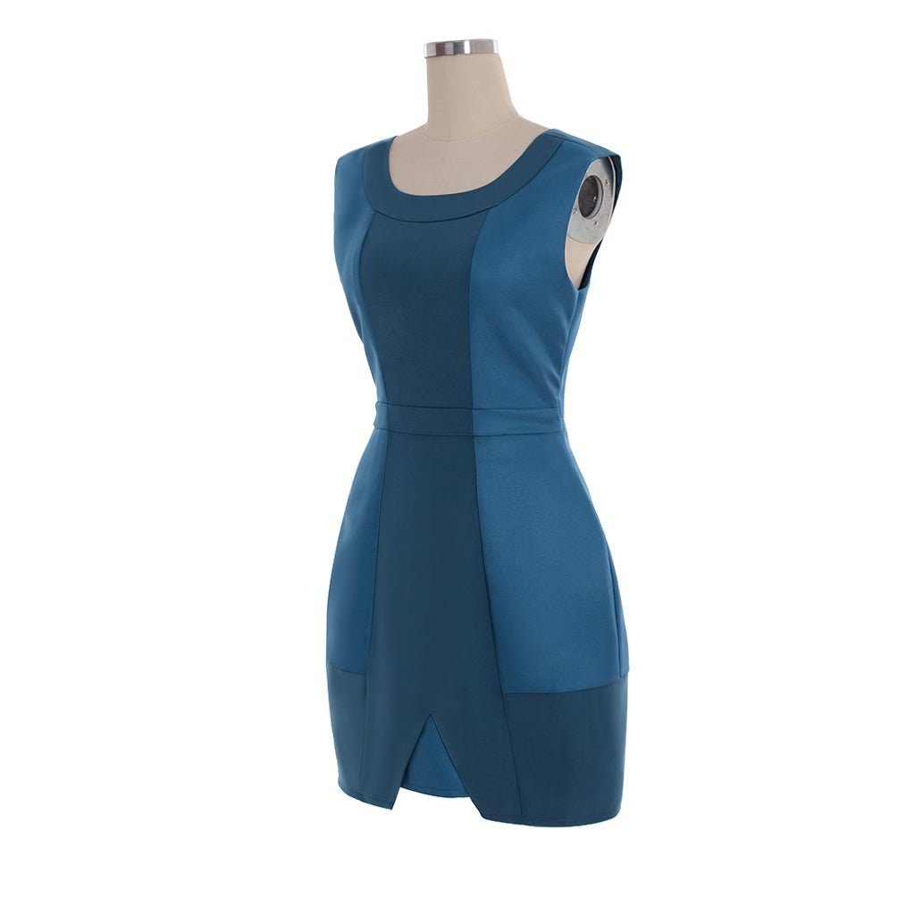 Custom-Made Detroit: Become Human Chloe Cosplay Costume - Blue Dress Full Set-Astricos