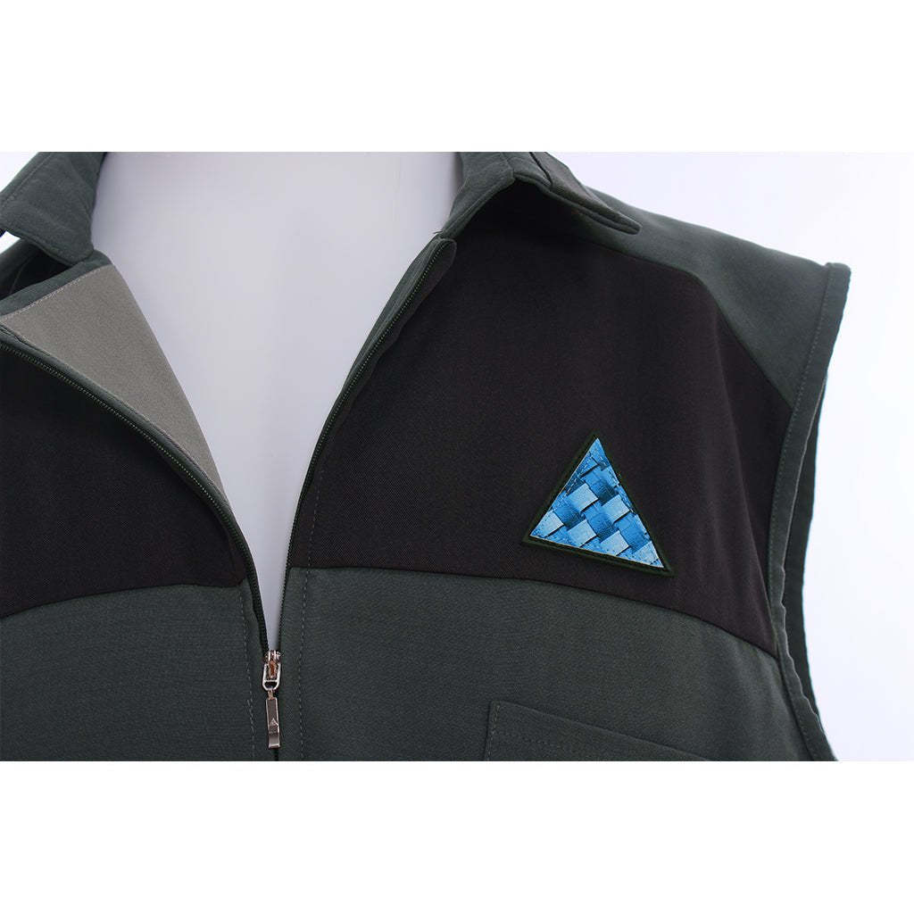 Detroit Become Human Connor Cosplay Vest Costume - Men's Role Play & Daily Wear Outfit-Astricos