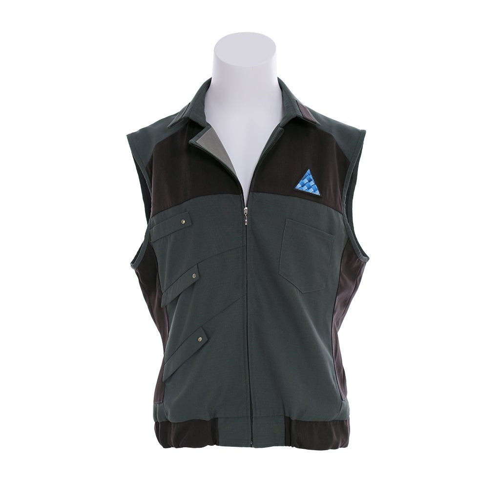 Detroit Become Human Connor Cosplay Vest Costume - Men's Role Play & Daily Wear Outfit-Astricos
