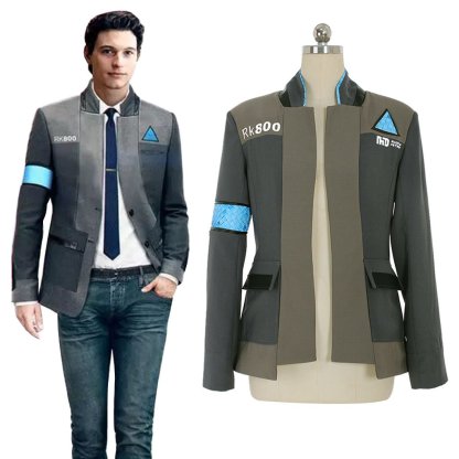 Detroit: Become Human Connor RK800 Full Set Cosplay Costume for Adult Men | Astricos-Astricos