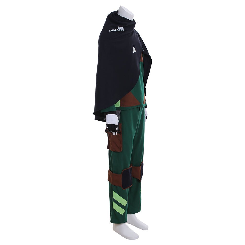 Detroit: Become Human Ralph Cosplay Costume - Green Uniform Full Set for Adult Men-Astricos