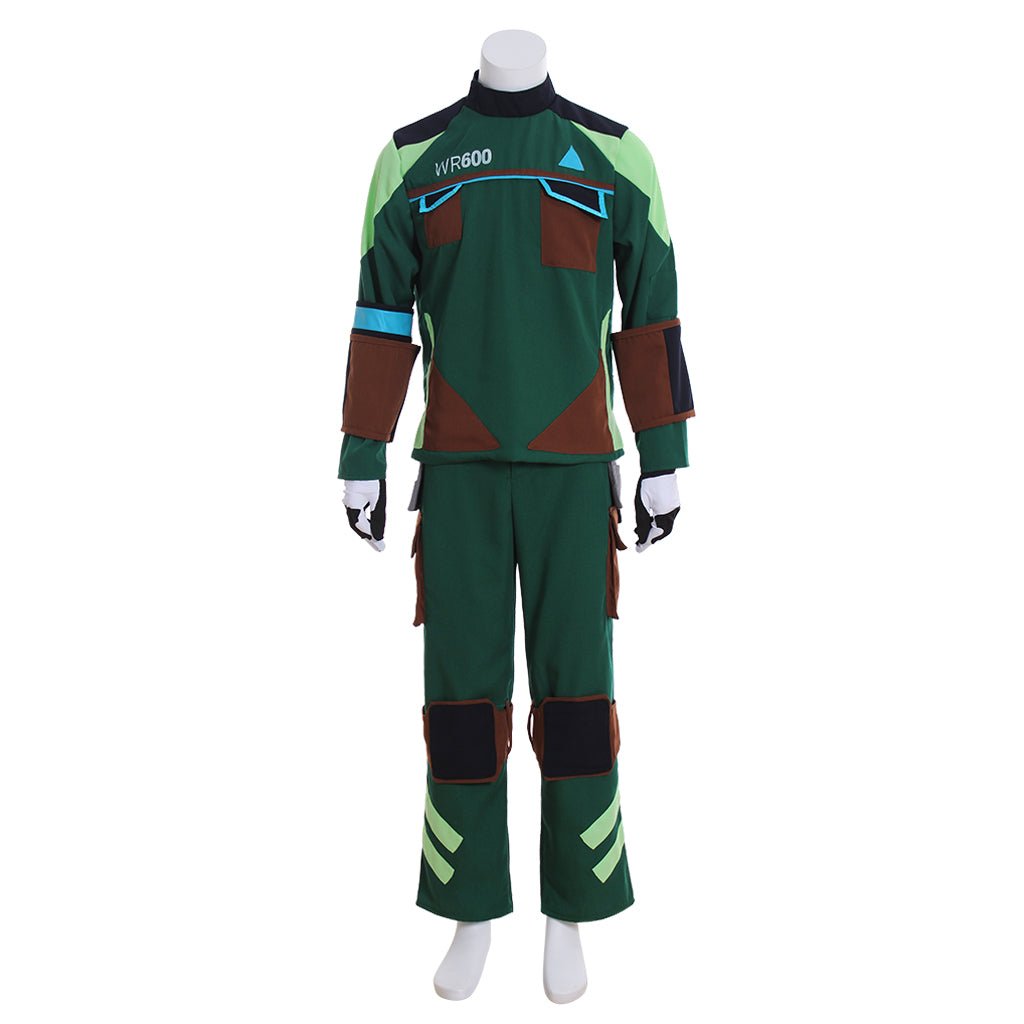 Detroit: Become Human Ralph Cosplay Costume - Green Uniform Full Set for Adult Men-Astricos