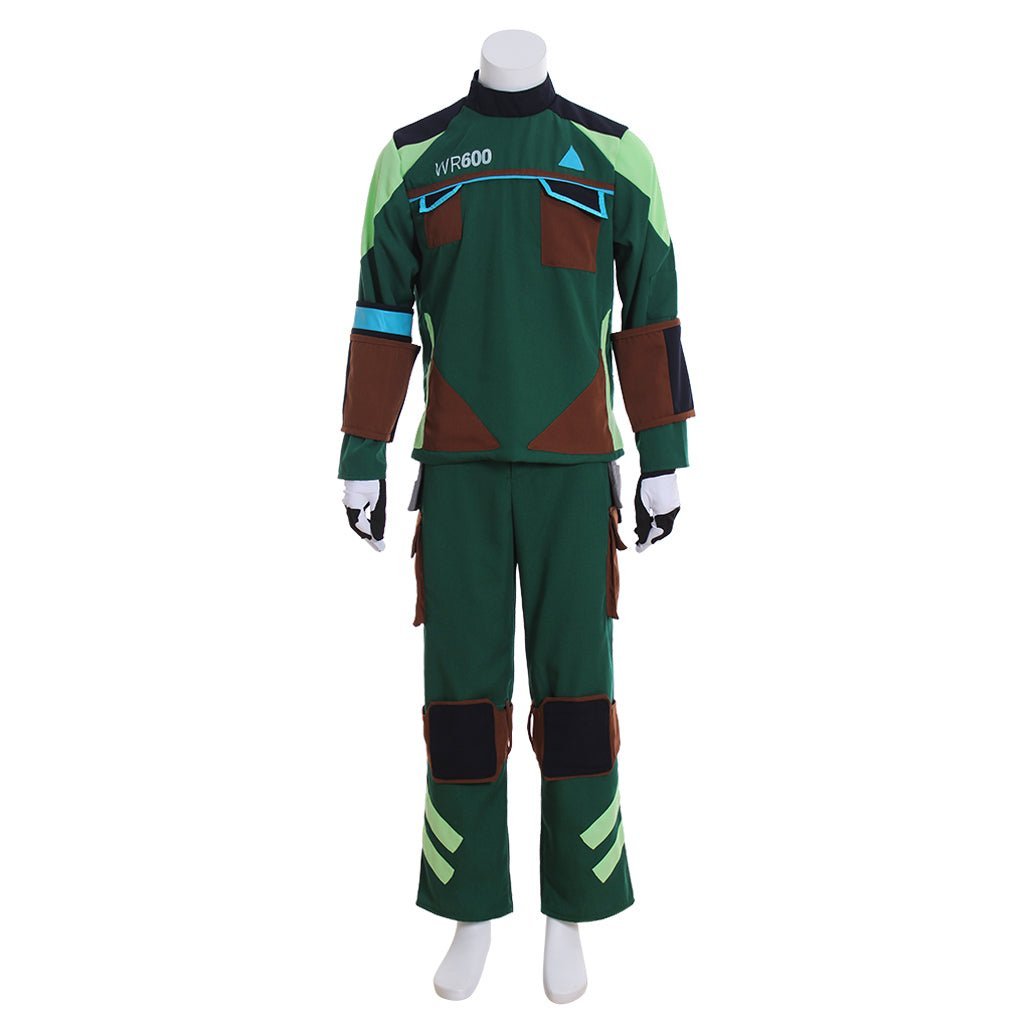 Detroit: Become Human Ralph Cosplay Costume - Green Uniform Full Set for Adult Men-Astricos