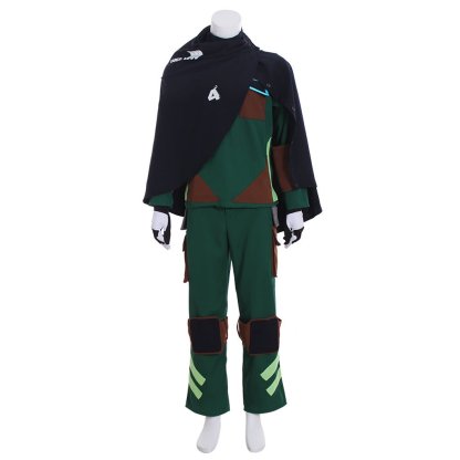 Detroit: Become Human Ralph Cosplay Costume - Green Uniform Full Set for Adult Men-Astricos