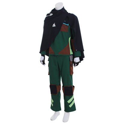 Detroit: Become Human Ralph Cosplay Costume - Green Uniform Full Set for Adult Men-Astricos