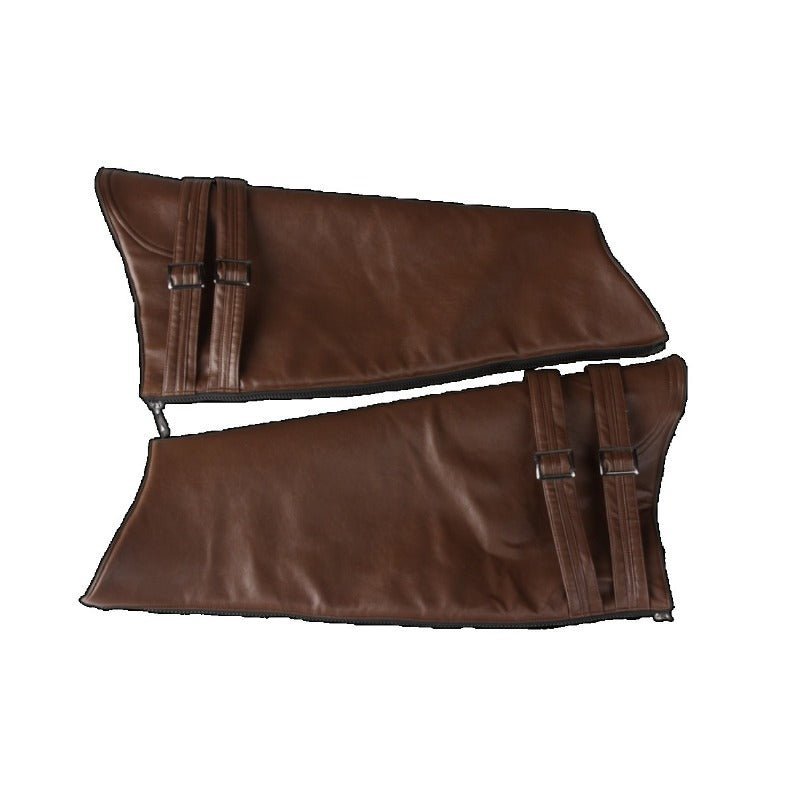 Vergil Cosplay Leather Trench Coat - Devil May Cry 3 Halloween Costume-Astricos