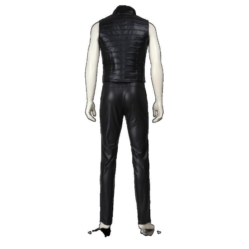 Vergil Cosplay Leather Trench Coat - Devil May Cry 3 Halloween Costume-Astricos